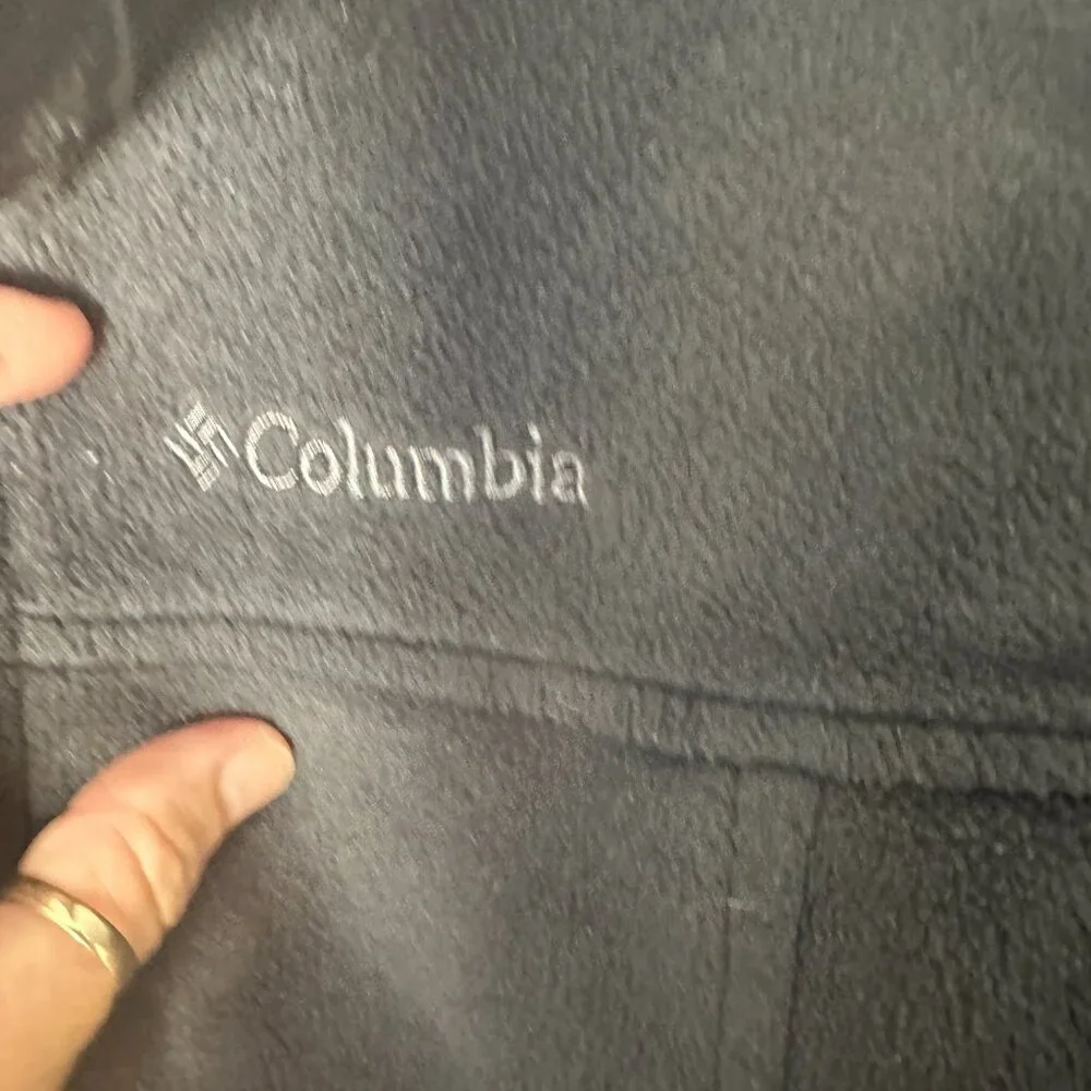 EUC Kids Child Columbia Fleece Jacket XS Black Extra Small - Picture 2 of 4